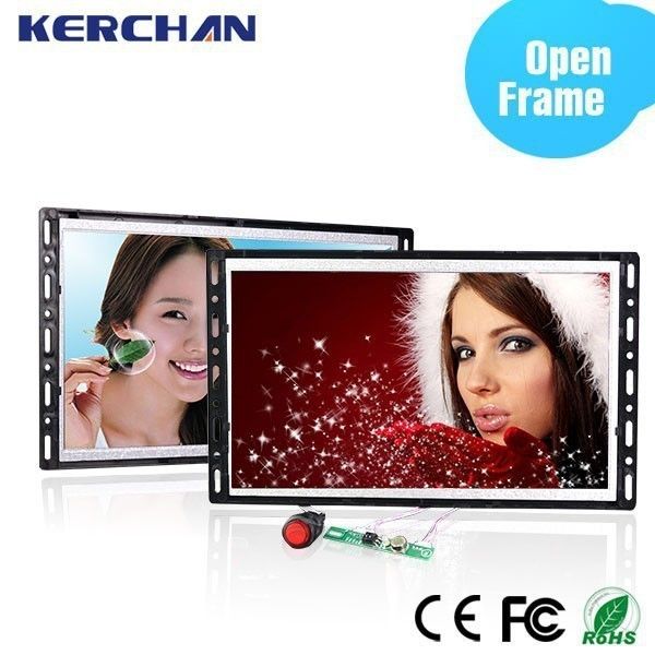 Wall Mount 7 Inch Retail LCD Screens With Motion Sensor Activation