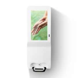 Αυτόματο αφρίζοντας Sanitizer χεριών διανομέων 1920x1080 HD περίπτερο διαφήμισης με τη μακριά χρησιμοποιώντας ζωή
